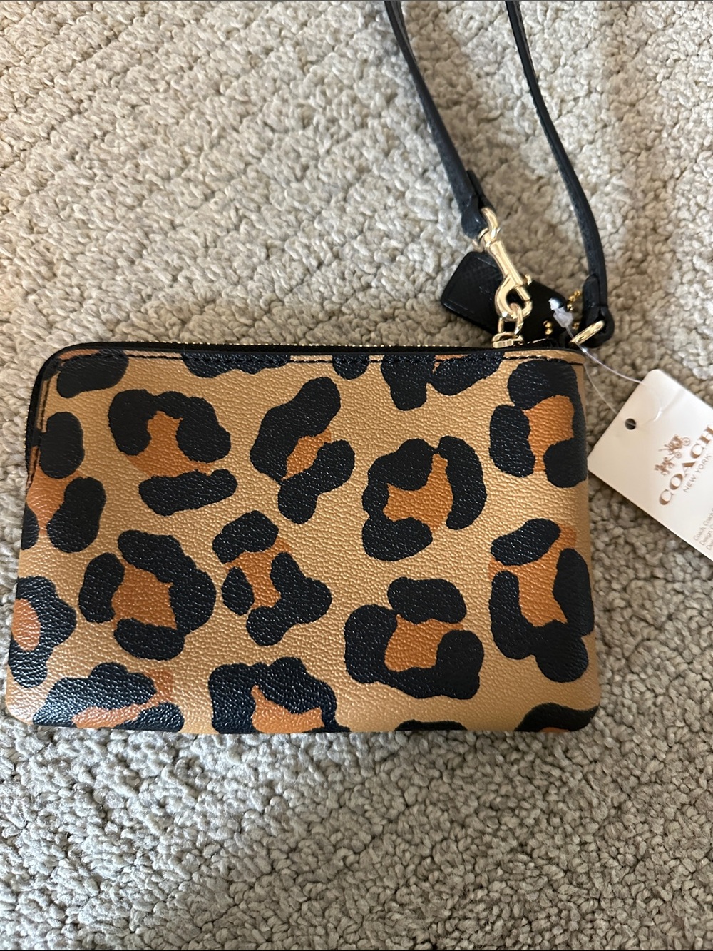Coach Leopard Wristlet - Picture 2 of 5
